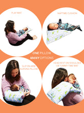 Load image into Gallery viewer, Breastfeeding Arm Support Pillow, Tummy-Time Pillow, Toddler Pillow  - Yellow