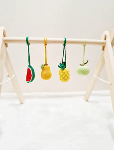 Hanging Crochet Fruit Rattle dolls