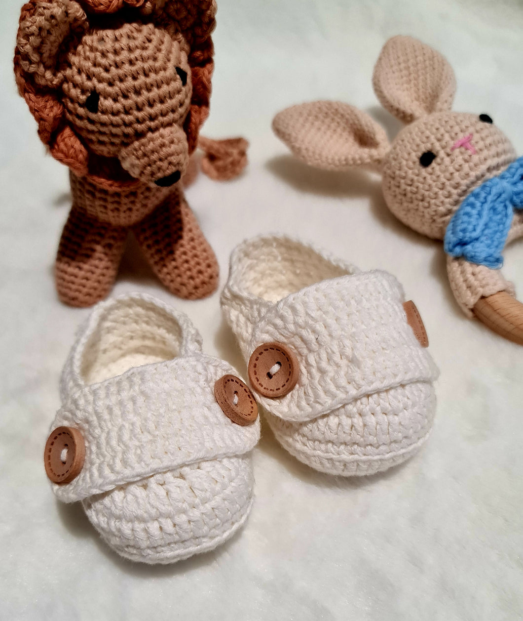 Baby Crochet Loafer | Slip-on | Booties