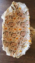 Load image into Gallery viewer, Fringe Baby Muslin Wrap Blanket - Secret Garden