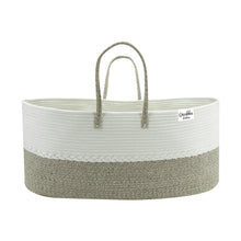 Load image into Gallery viewer, Baby Moses Basket Cotton Rope Woven Bassinet