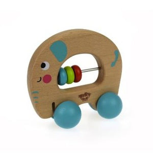 Baby Wooden Animal Roller Toys