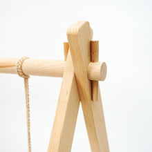 Load image into Gallery viewer, Activity Wooden Baby Play Gym Toys With Handmade Hanging Crochet Elephant