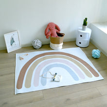 Load image into Gallery viewer, Rainbow Baby Crawl Mat, Play Mat, Floor Mat