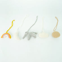 Load image into Gallery viewer, Handmade Hanging Crochet Elephant Toys Set (wooden frame not included)