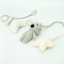 Load image into Gallery viewer, Handmade Hanging Crochet Koala Toys Set (wooden frame not included)