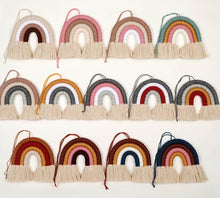 Load image into Gallery viewer, Handmade Woven Art Rainbow Wall Hanging Décor