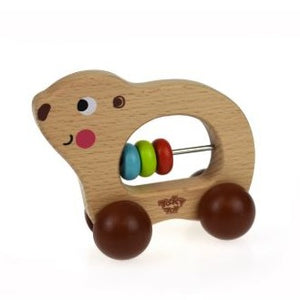Baby Wooden Animal Roller Toys