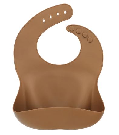 Silicone Bib - Latte