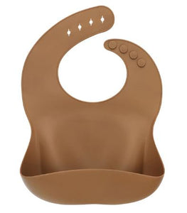 Silicone Bib - Latte