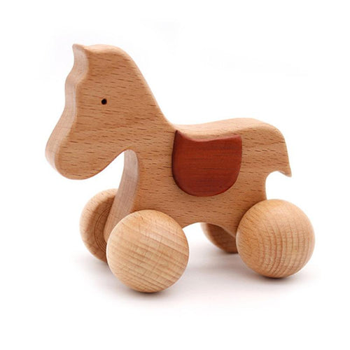 Baby Wooden Horse Shape Toys
