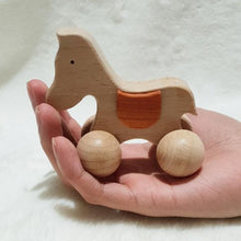 Load image into Gallery viewer, Baby Wooden Horse Shape Toys