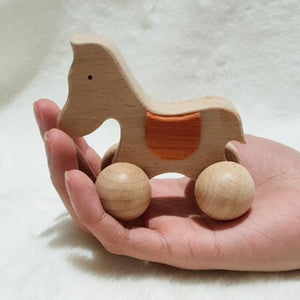 Baby Wooden Horse Shape Toys